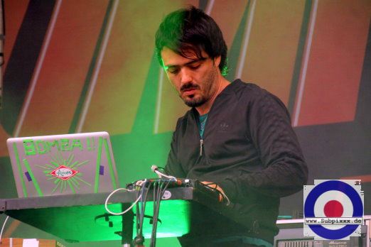 Bomba Estereo (CO) 27. Summer Jam Festival - Fuehlinger See, Koeln - Green Stage 08. Juli 2012 (3).JPG